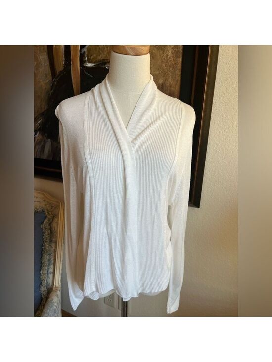 Fenn Wright Manson Sweaters - Fenn Wright Manson Cream Lightweight Cardigan Sz M